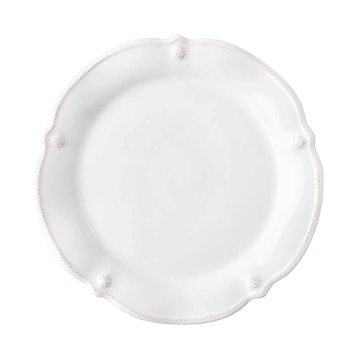 Juliska Berry & Thread Flared Dessert / Salad Plate - Whitewash