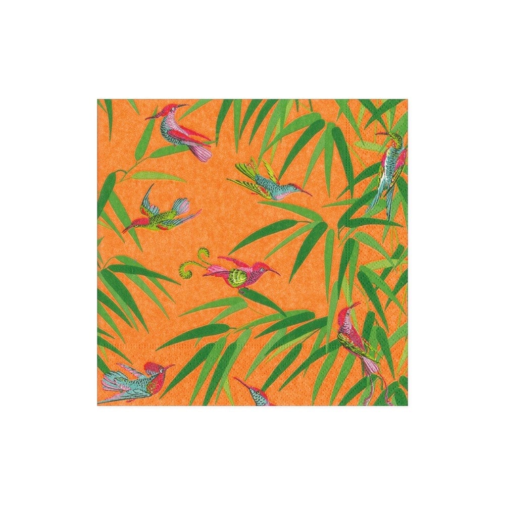 An image of Caspari Birds in Paradise Cocktail Napkins