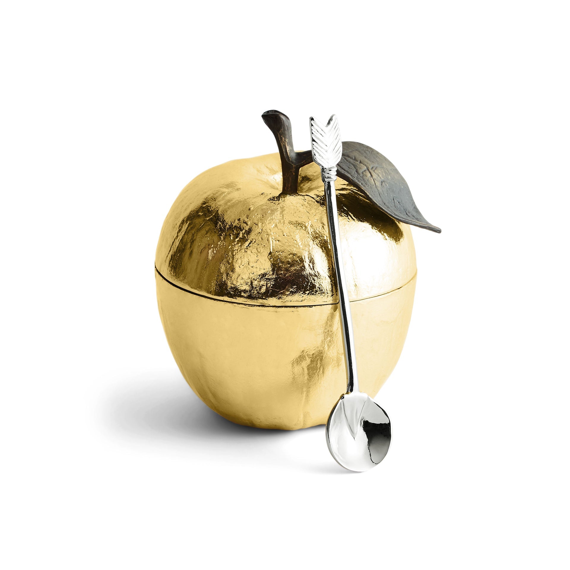 Michael Aram Apple Honey Pot with Spoon