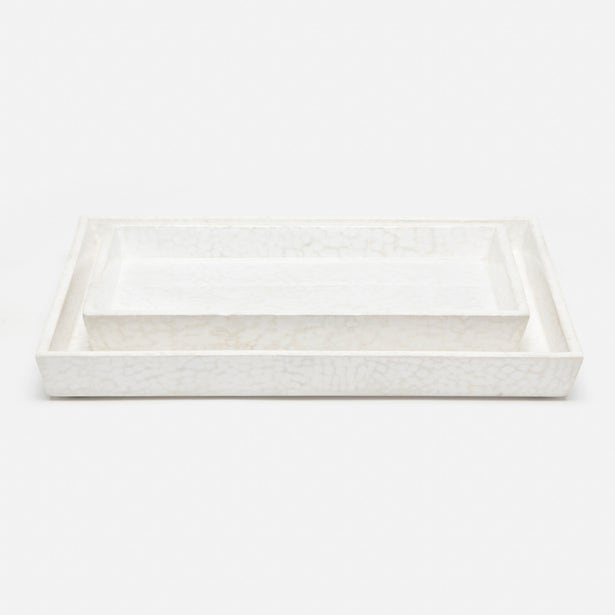Pigeon and Poodle Callas Tray Set of 2