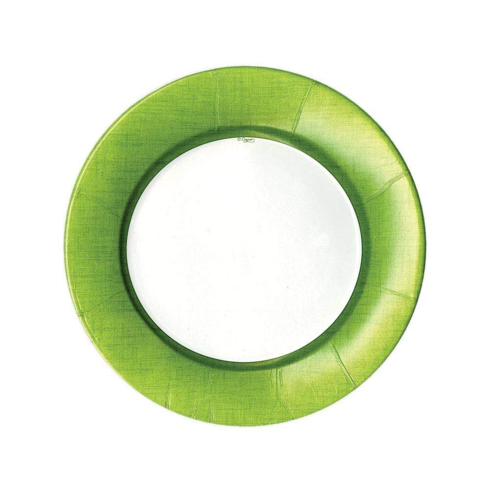 Caspari Linen Round Salad & Dessert Plate