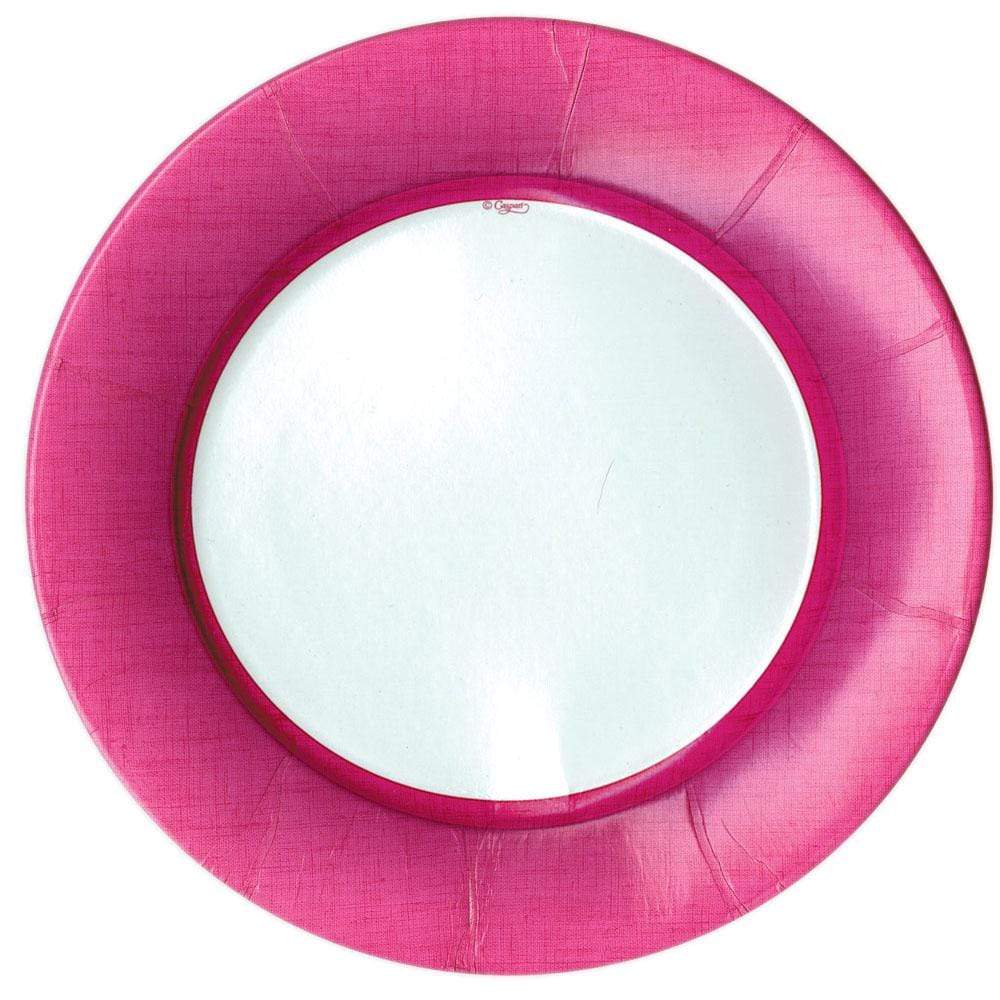 Caspari Linen Round Dinner Plate