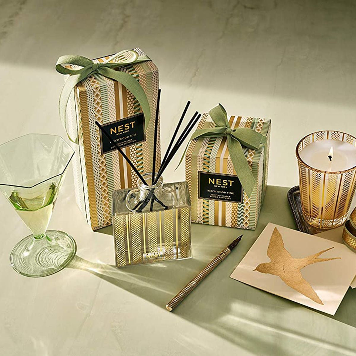 Nest Fragrances Birchwood Pine Votive Candle 2 oz