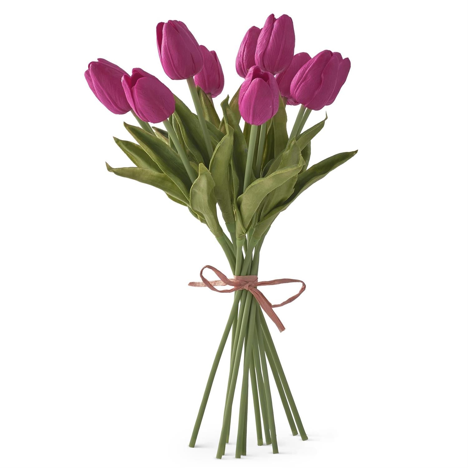 K&K Real Touch Mini Tulip Bundle (12 stems)