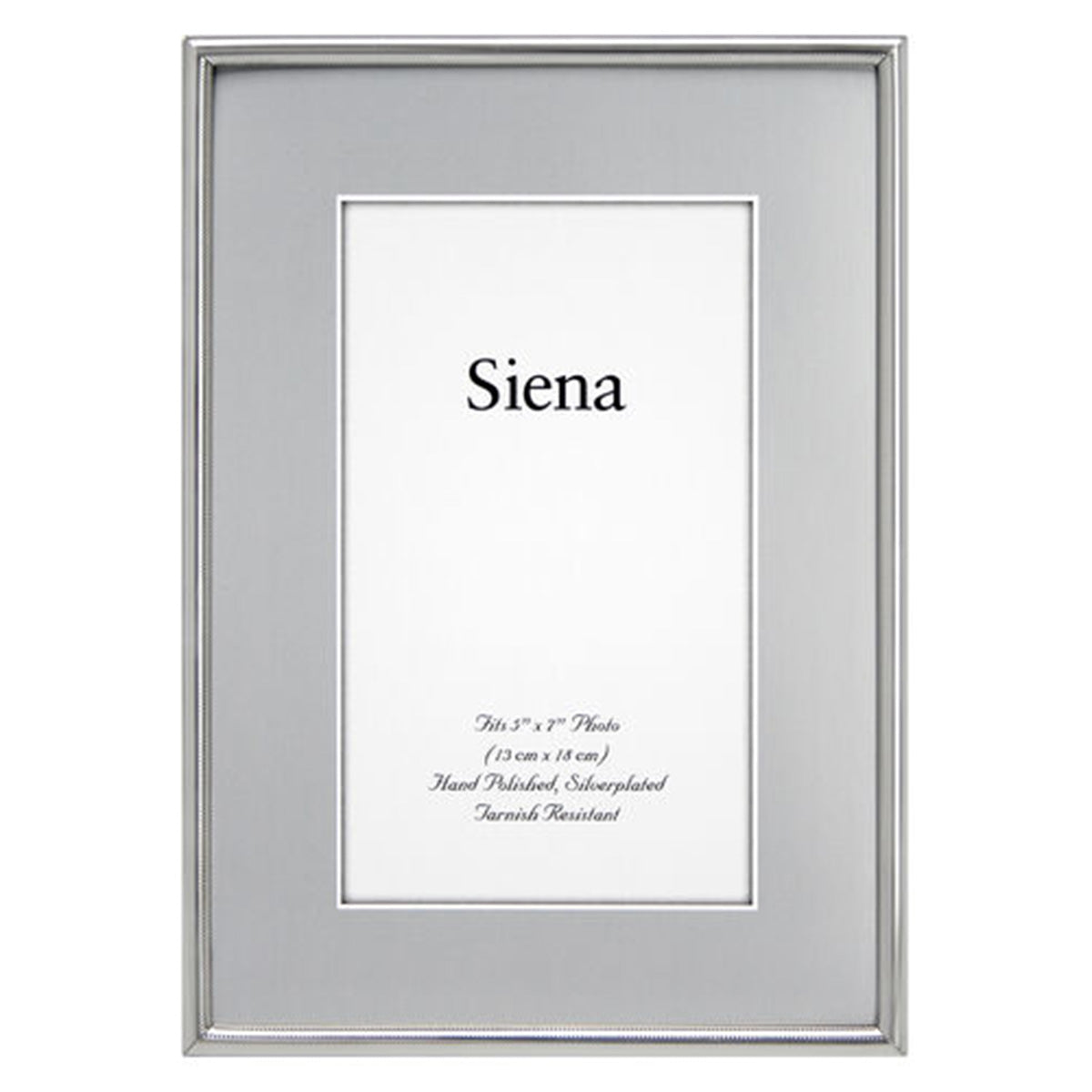 An image of Siena Narrow Mesh Silverplate Frame