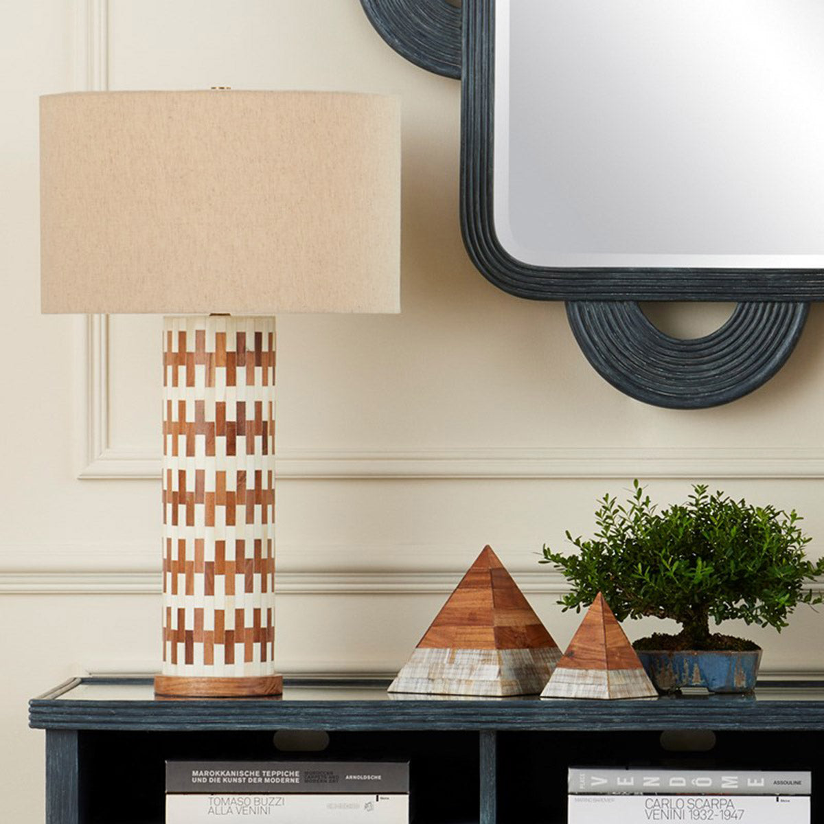Currey & Company Hyson Pyramids - Set of 2