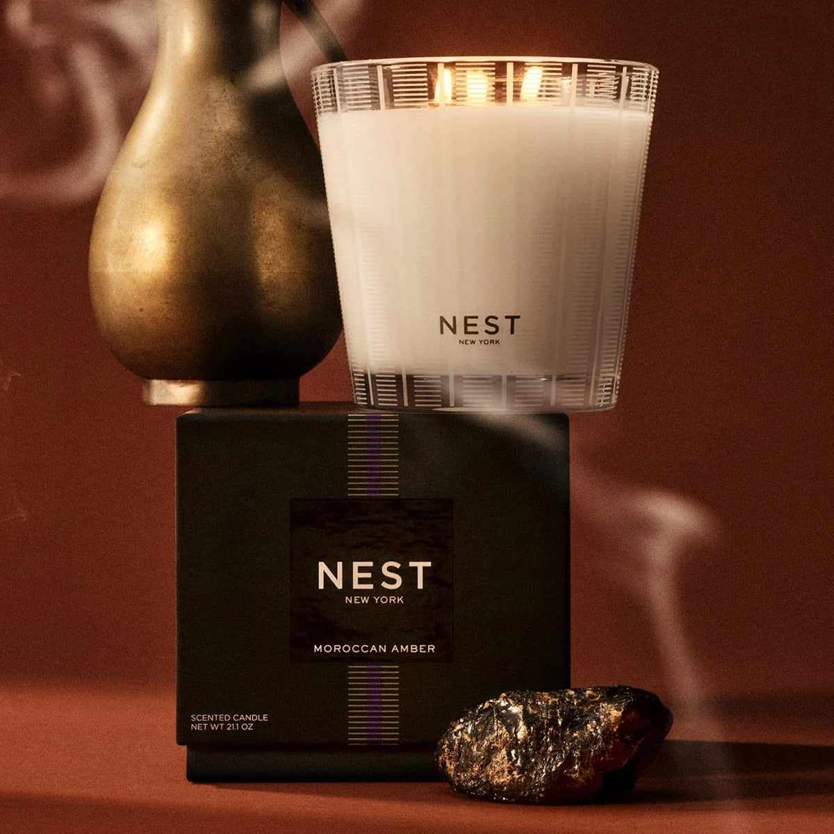 Nest Fragrances Moroccan Amber 3-Wick Candle 21.2 oz