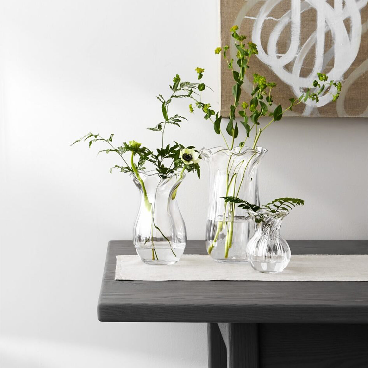 Simon Pearce Chelsea Optic Posy Vase