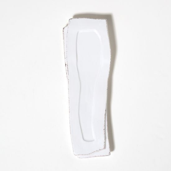 An image of Vietri Lastra White Spoon Rest