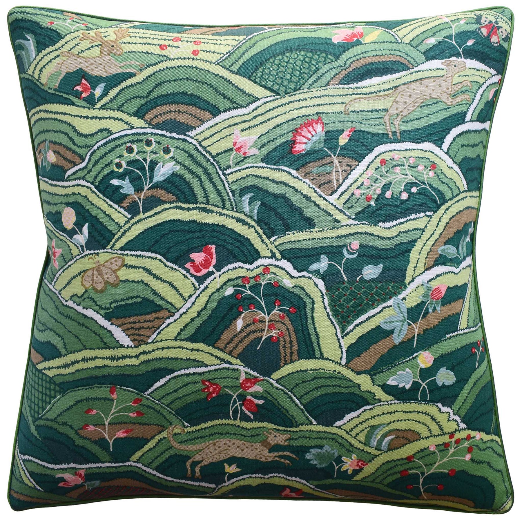 An image of Ryan Studio Rolling Hills 22" Decorative Pillow