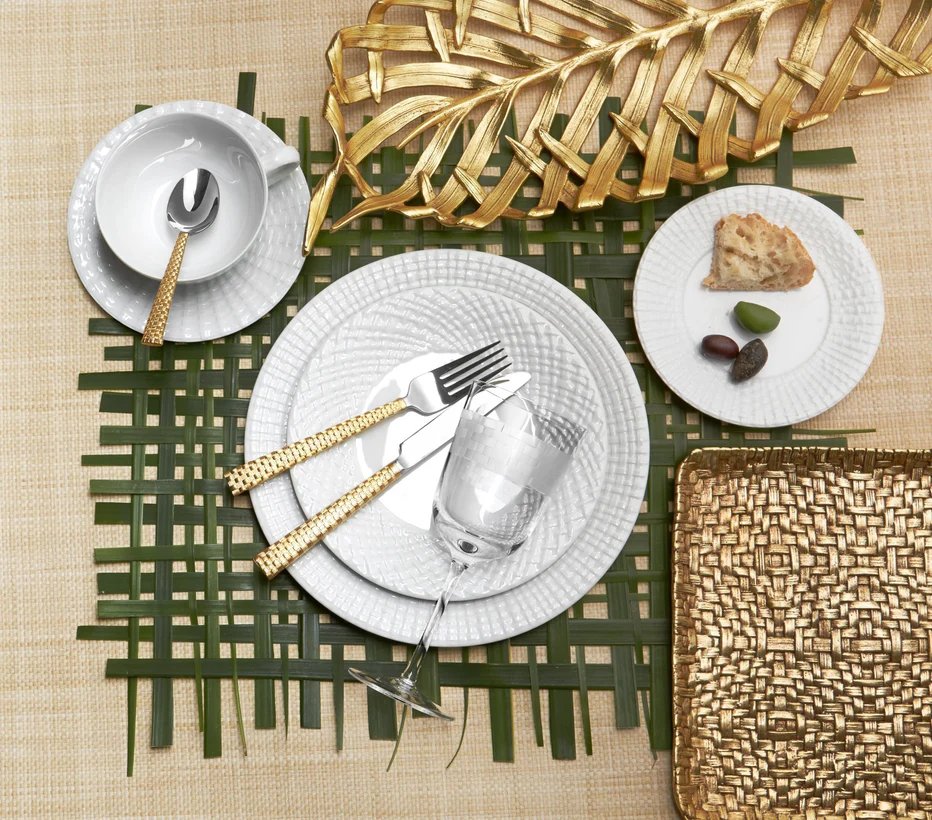 Michael Aram Gold Matzah Plate