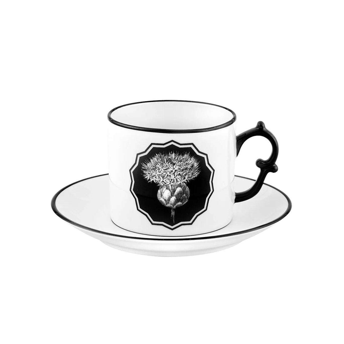 Vista Alegre Christian Lacroix Herbariae White Tea Cup & Saucer