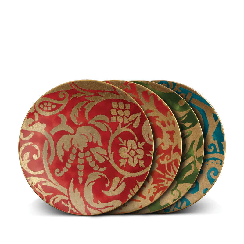 L'Objet Fortuny Assorted Dessert Plates - Set of 4