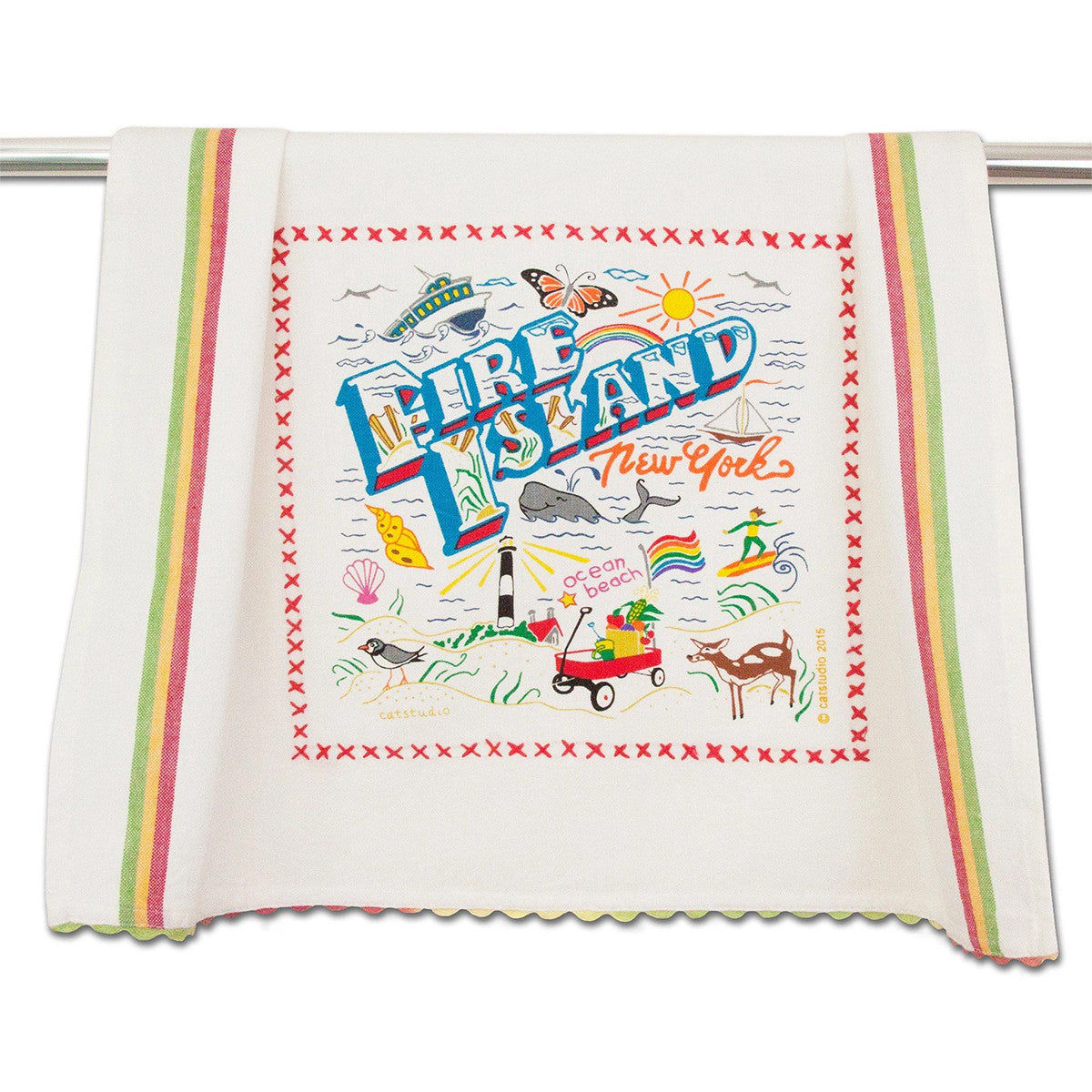 An image of Catstudio Fire Island Dish Towel