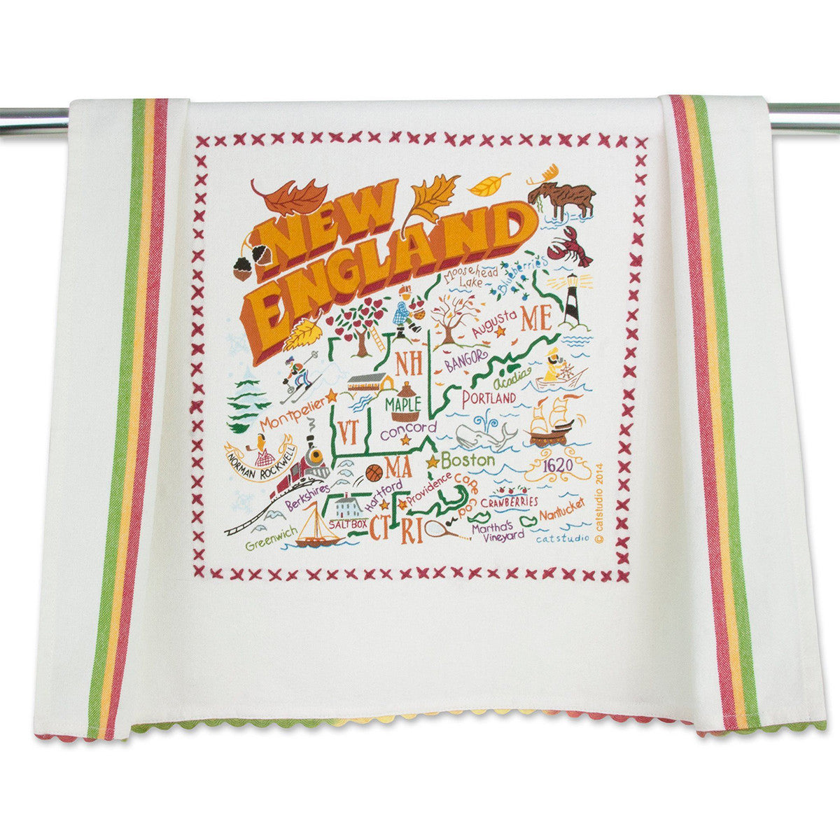 An image of Catstudio New England Dish Towel