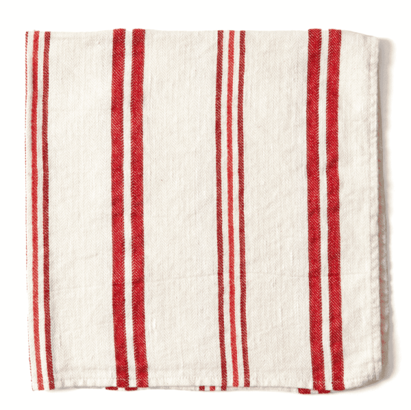 An image of Deborah Rhodes Bistro Stripe Napkin - Set of 4