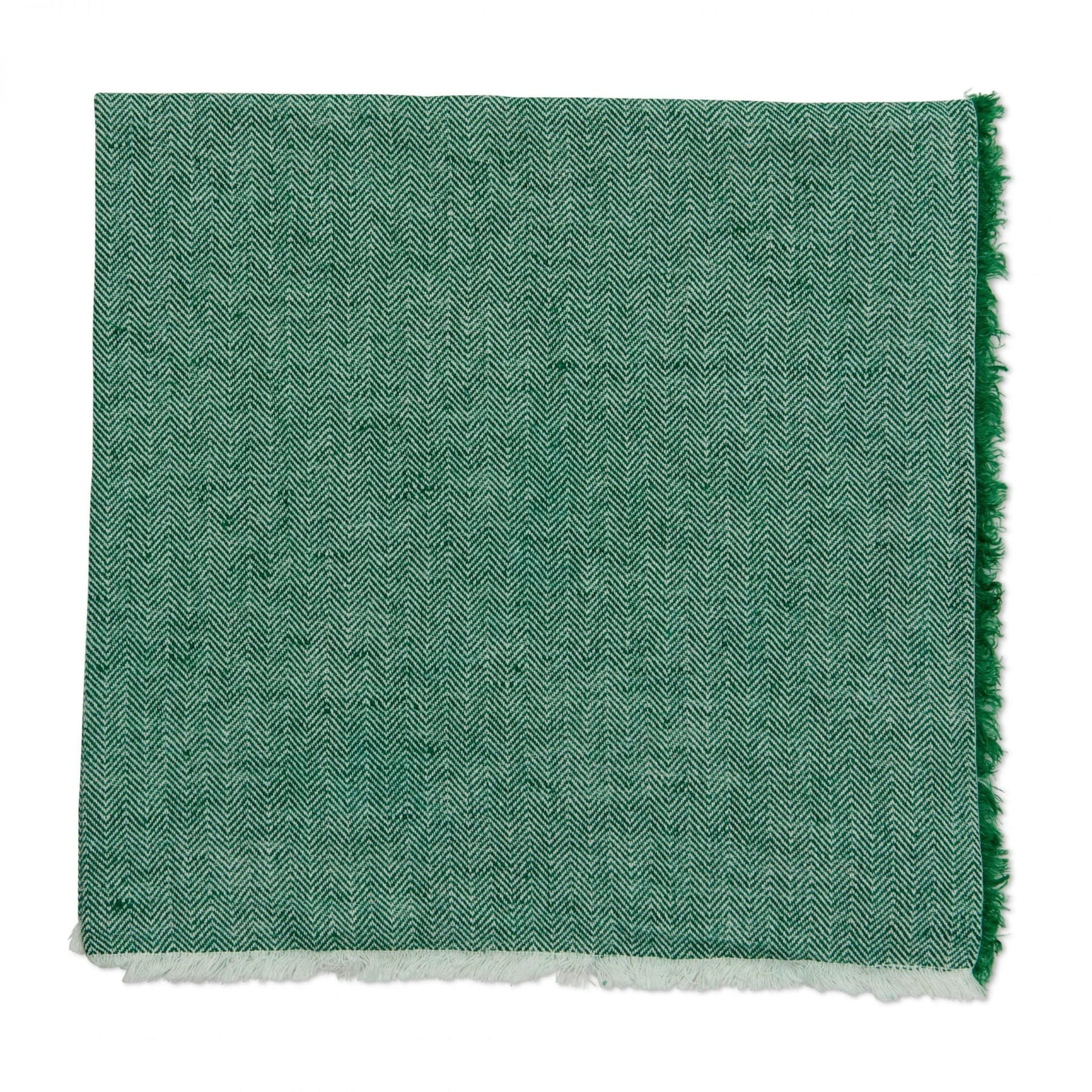 An image of Deborah Rhodes Herringbone Fringe Napkin - Set of 4