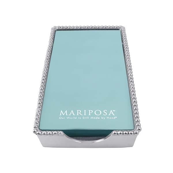 An image of Mariposa Beaded Guest Towel Holder with Insert