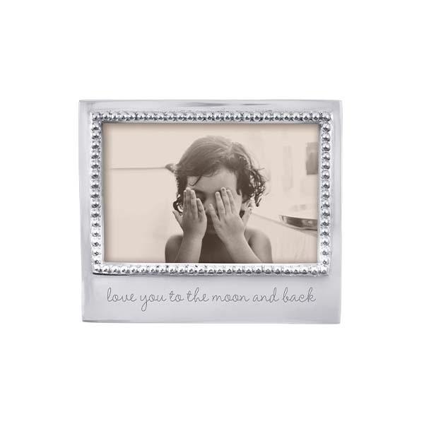 Mariposa LOVE YOU TO THE MOON AND BACK Beaded 4x6 Frame