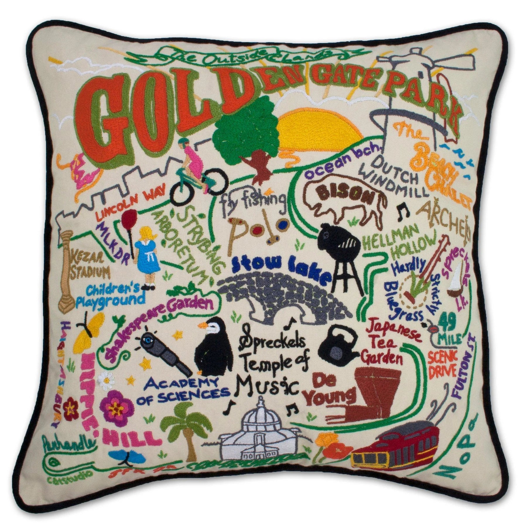 An image of Catstudio Golden Gate Park Pillow