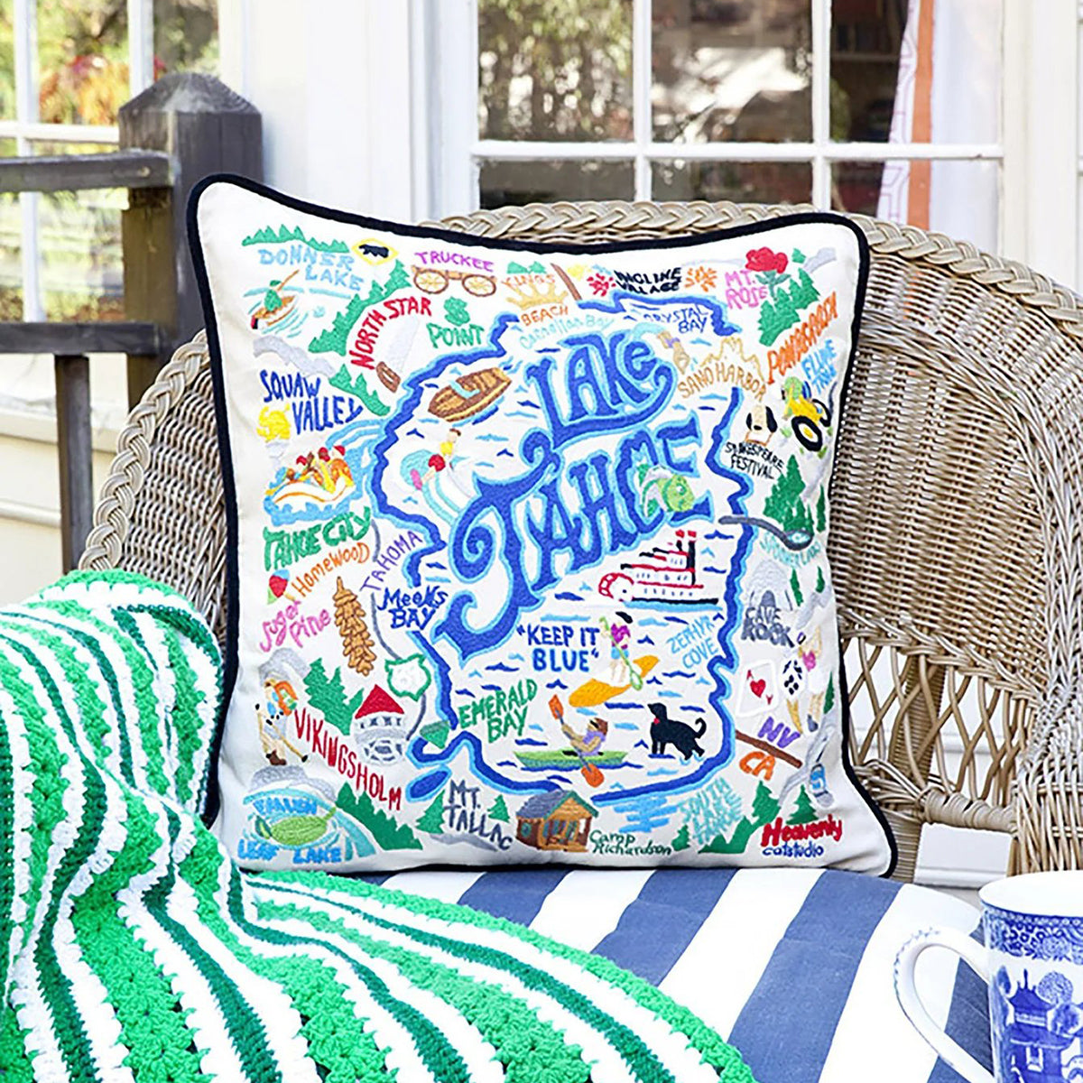 An image of Catstudio Lake Tahoe Pillow