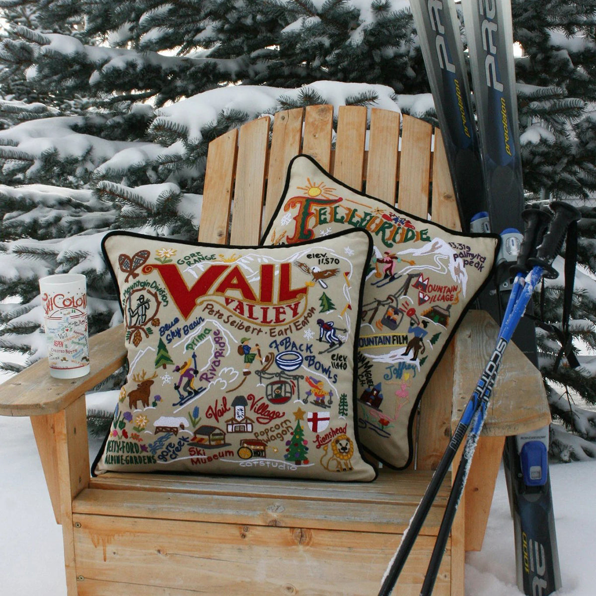 An image of Catstudio Ski Vail Pillow