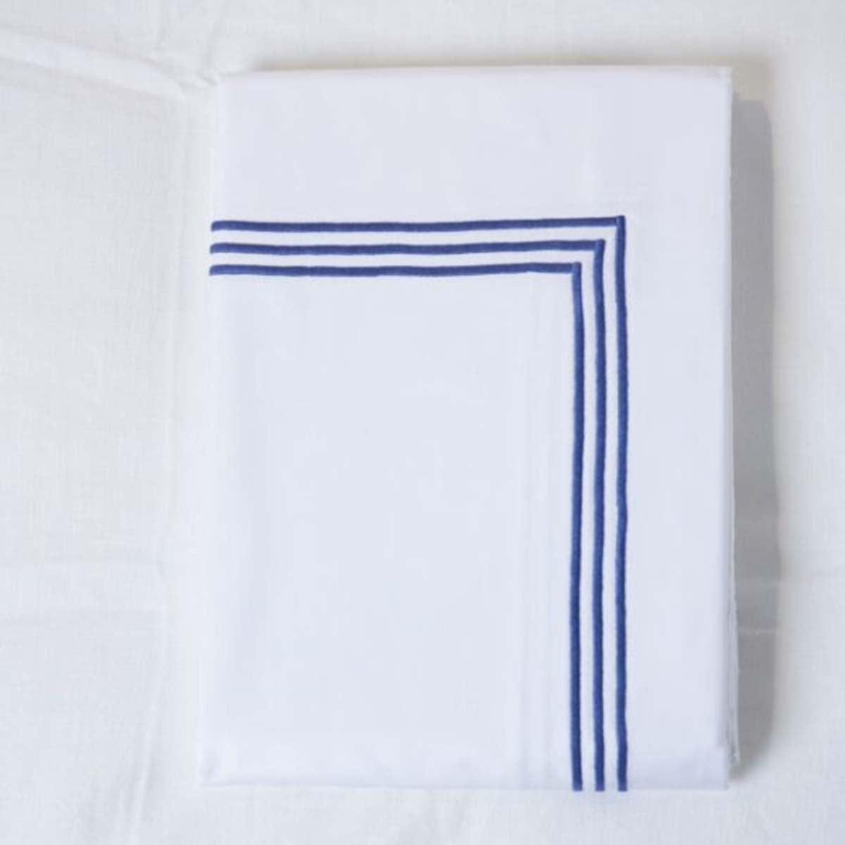 Gracious Home 3-Line Embroidered Duvet Cover