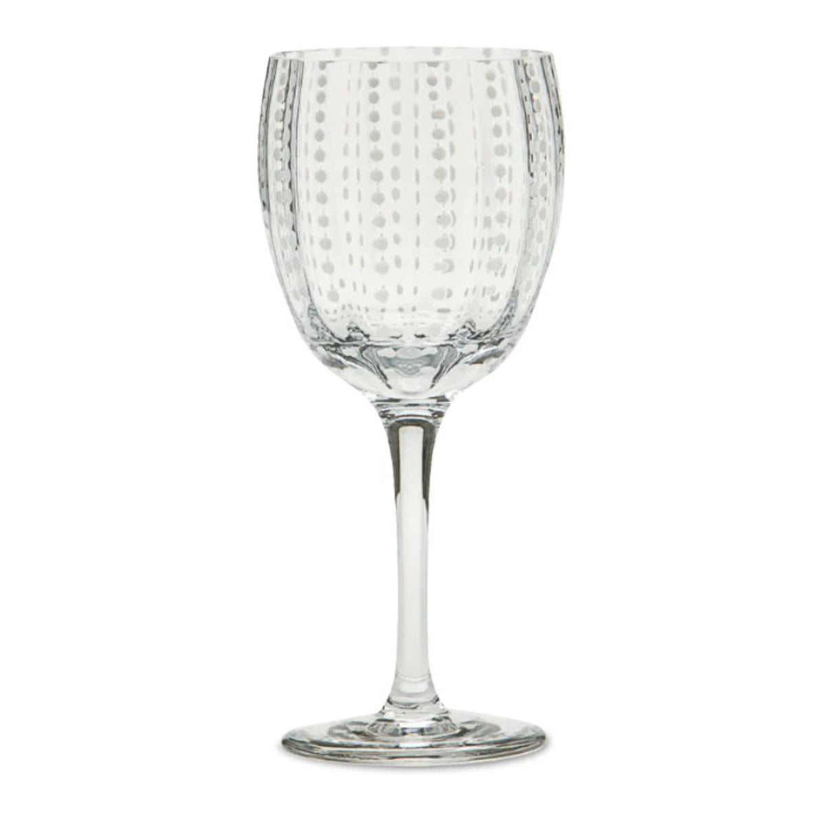 An image of Zafferano America Set of 2 Perle Wine Goblet