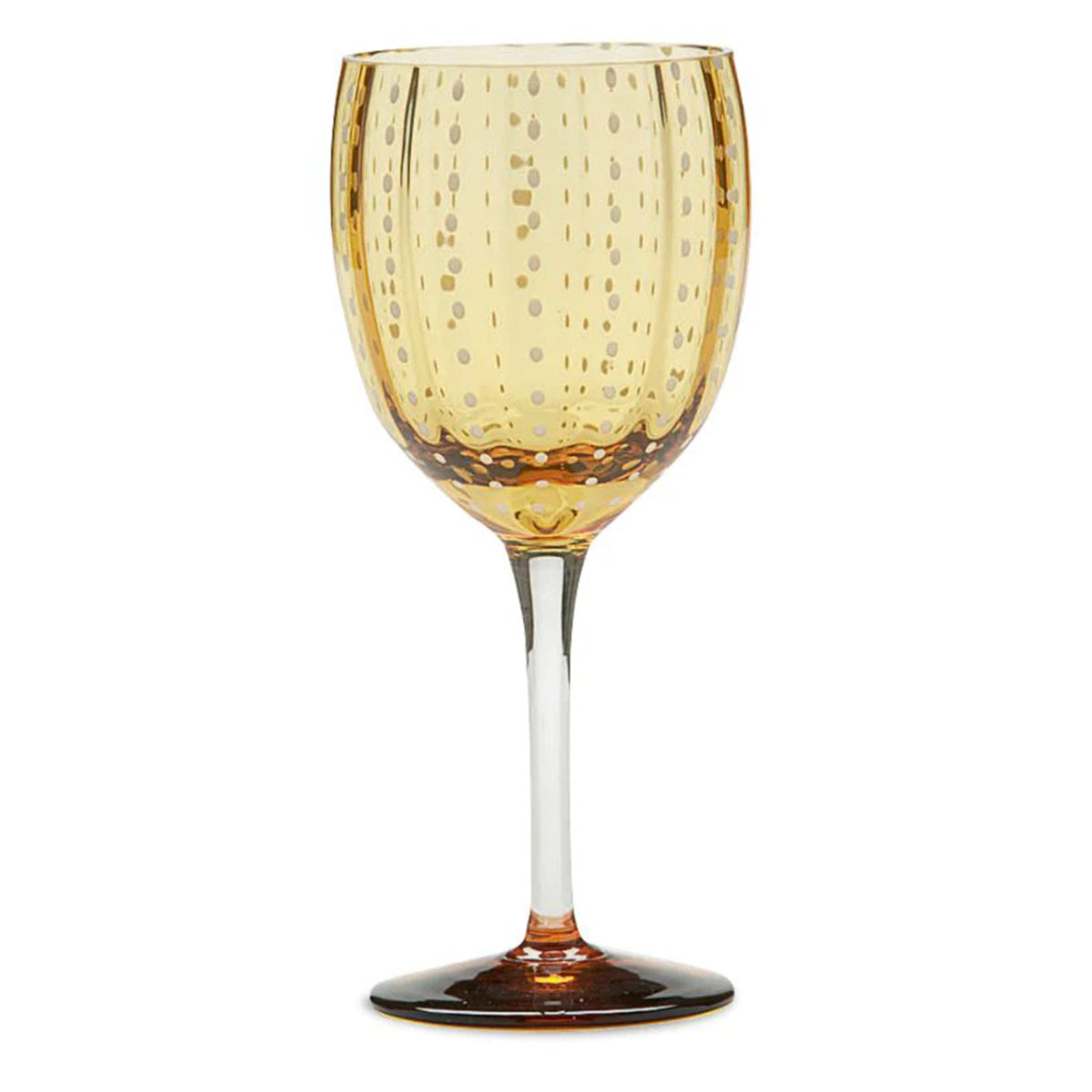 An image of Zafferano America Set of 2 Perle Wine Goblet