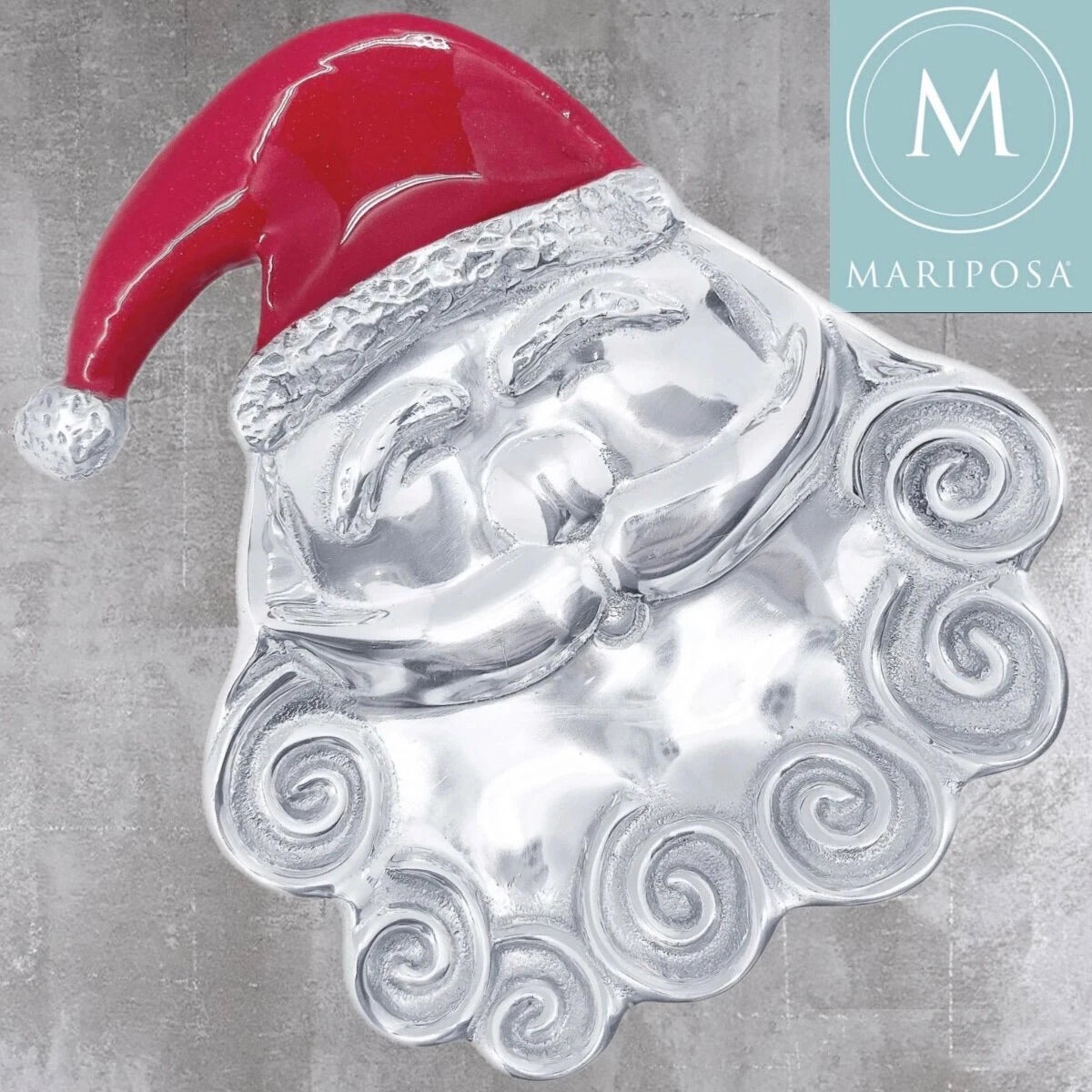 Mariposa Smiling Santa Candy Dish