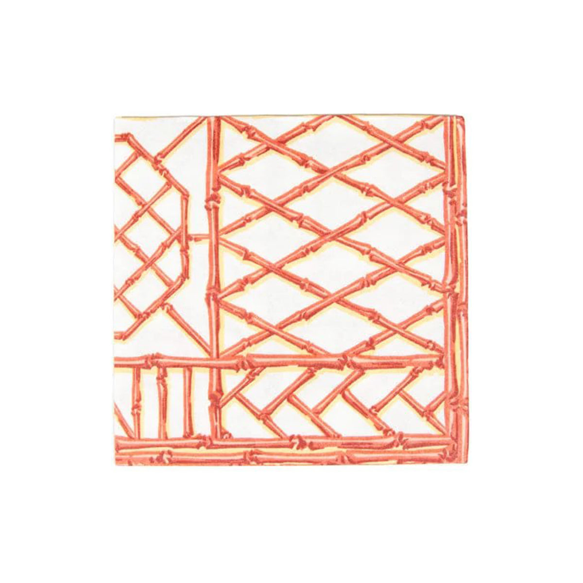 An image of Caspari Bamboo Screen Cocktail Napkins