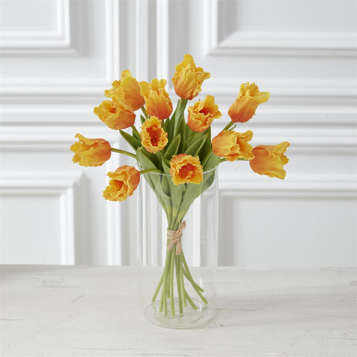 K & K Parrot Tulip Real Touch Bundle - 12 Stem