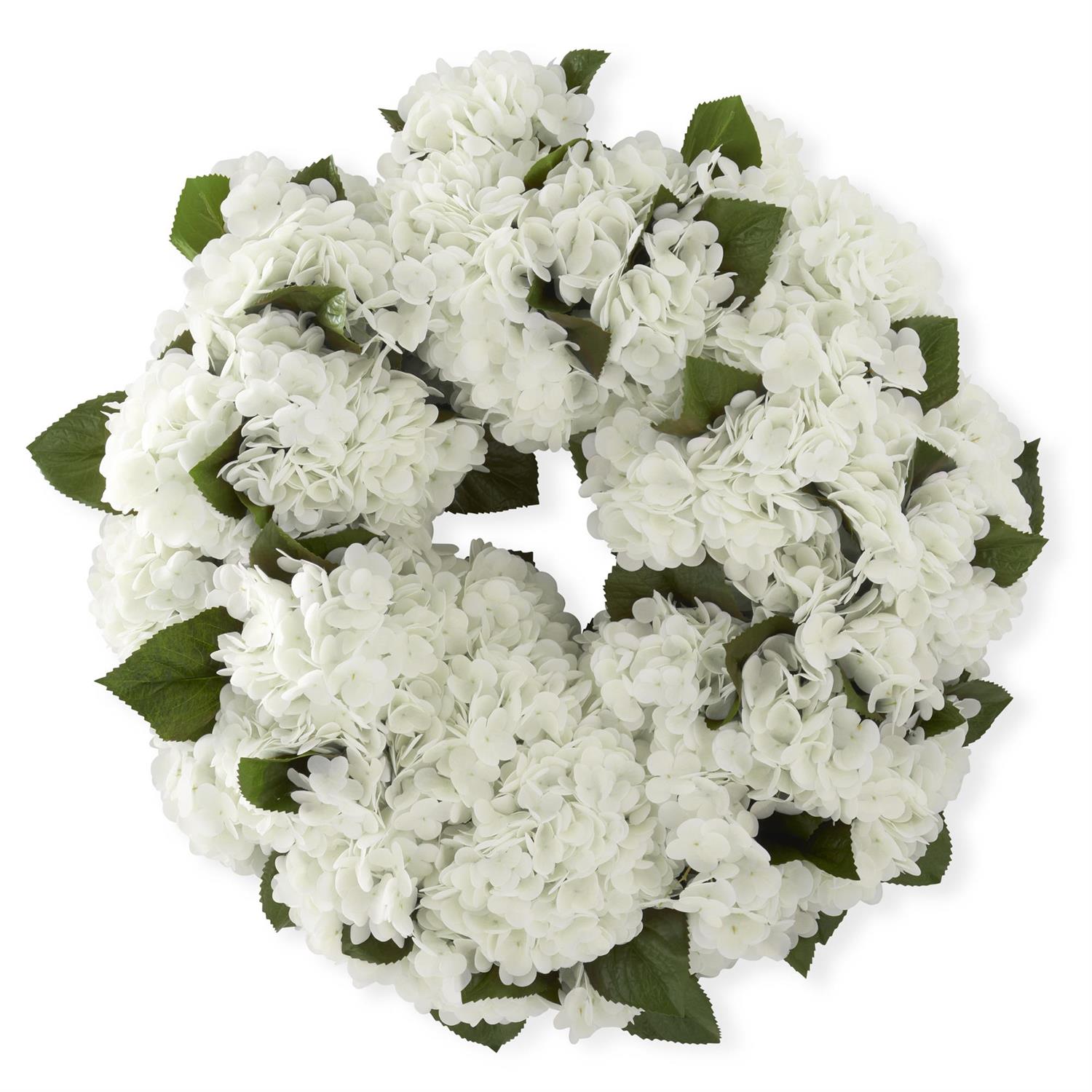 K&K Interiors 30" Real Touch Hydrangea Wreath