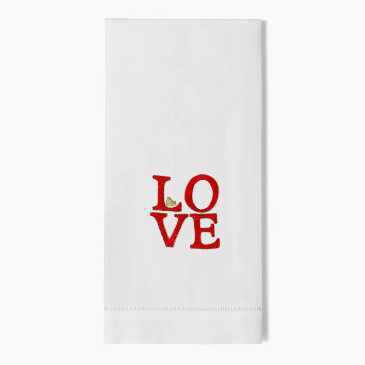 Henry Handwork Love Square Guest Towel