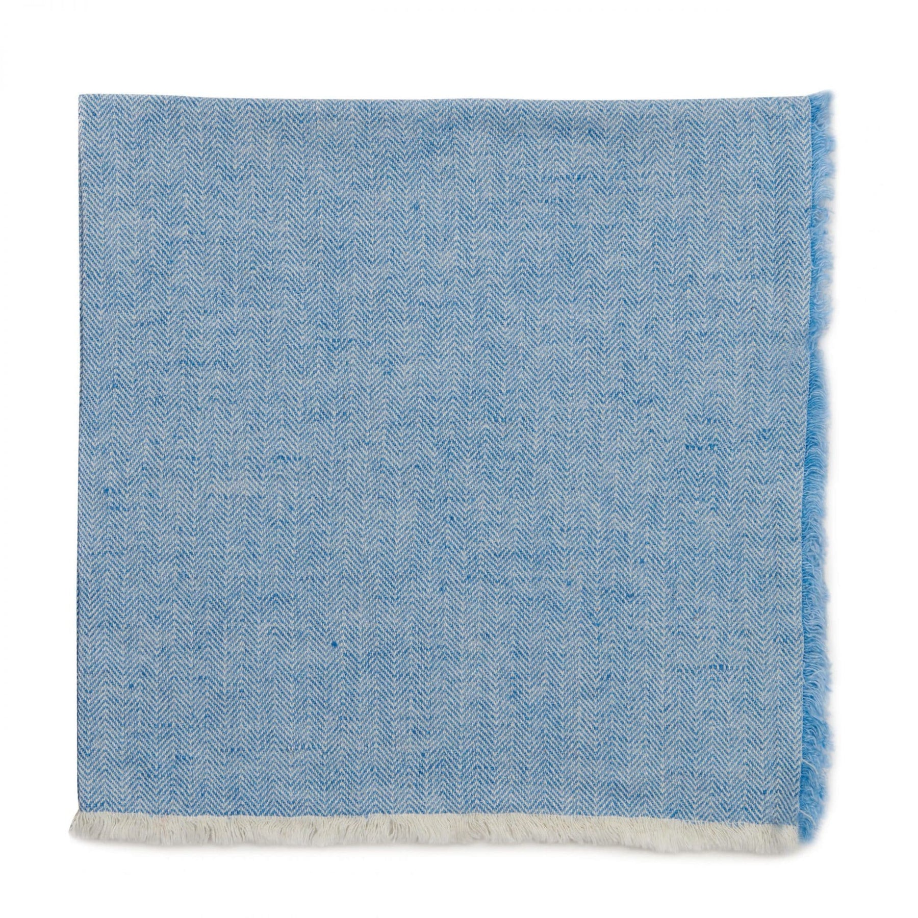An image of Deborah Rhodes Herringbone Fringe Napkin - Set of 4