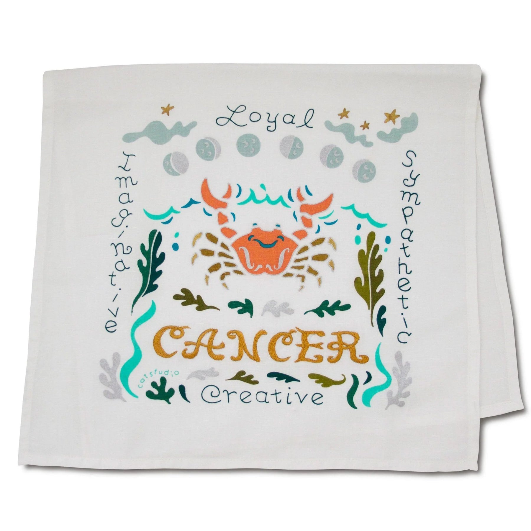 An image of Catstudio Cancer Dish Towel