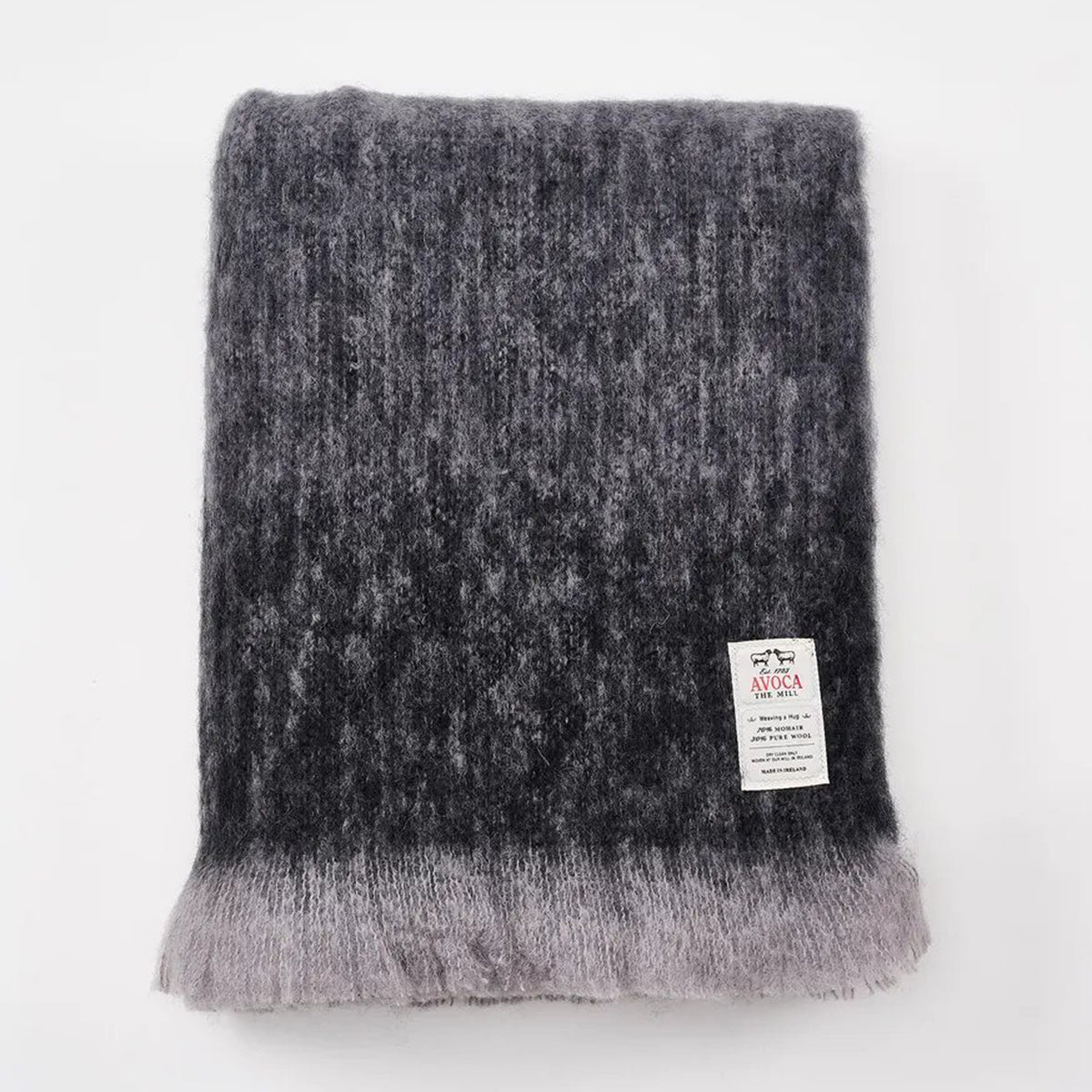An image of Avoca Ombre Mohair Throw