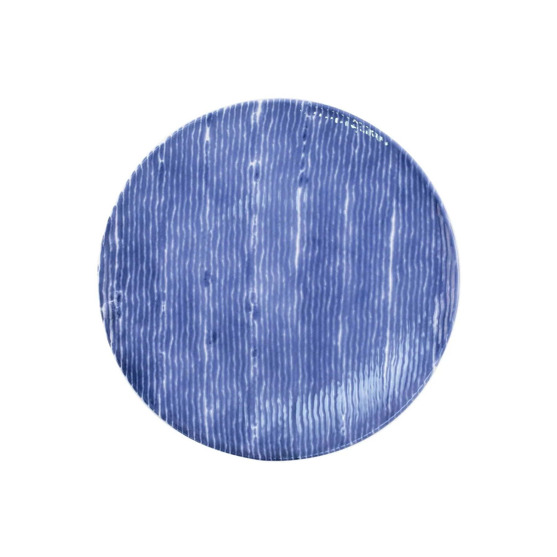 Viva By Vietri Santorini Stripe Salad Plate