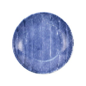 Viva By Vietri Santorini Stripe Pasta Bowl