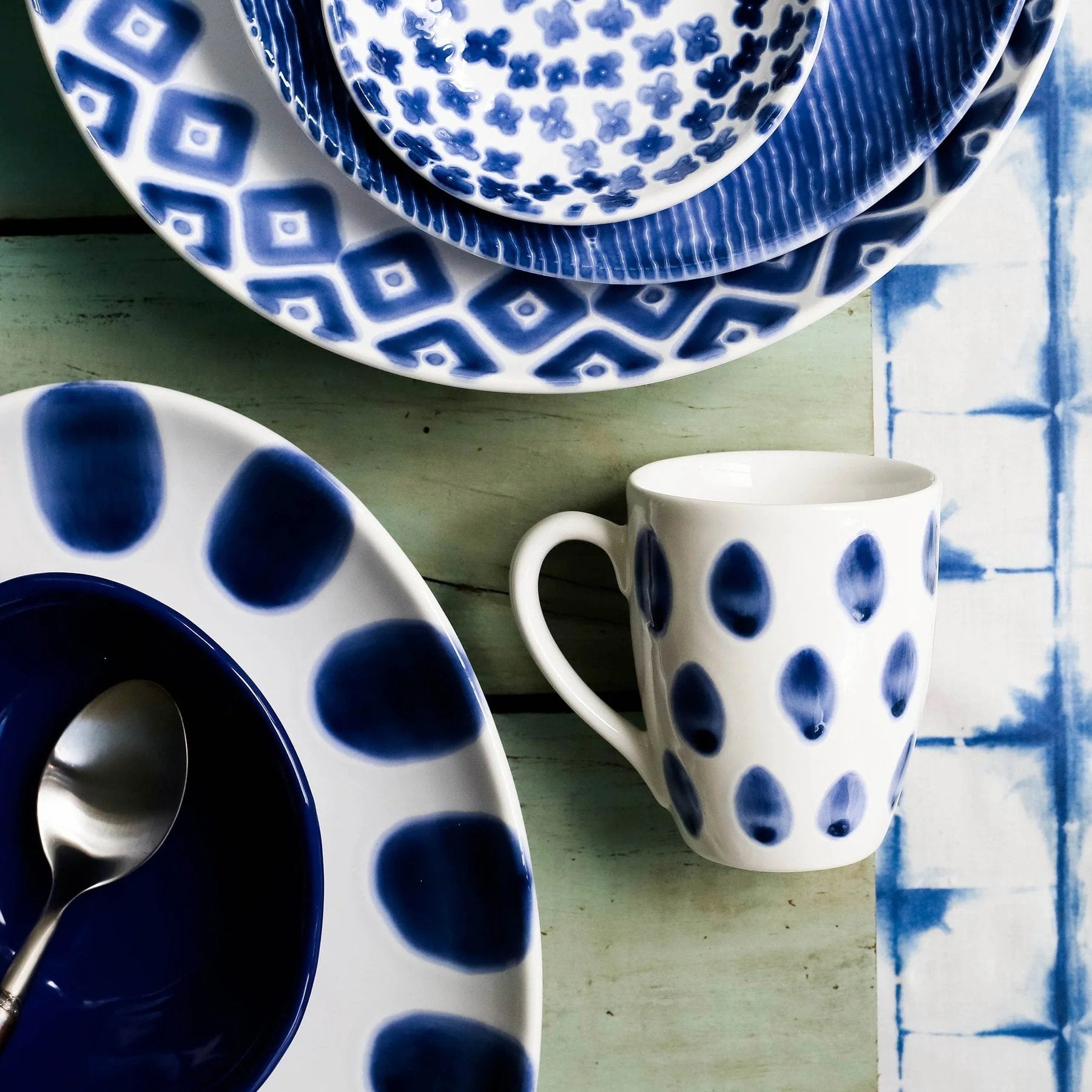 Viva By Vietri Santorini Dot Mug