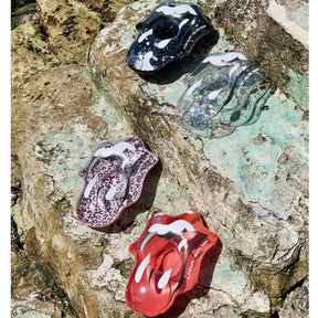 Sunnylife Inflatable Drink Holders Rolling Stones Lips - Set of 4