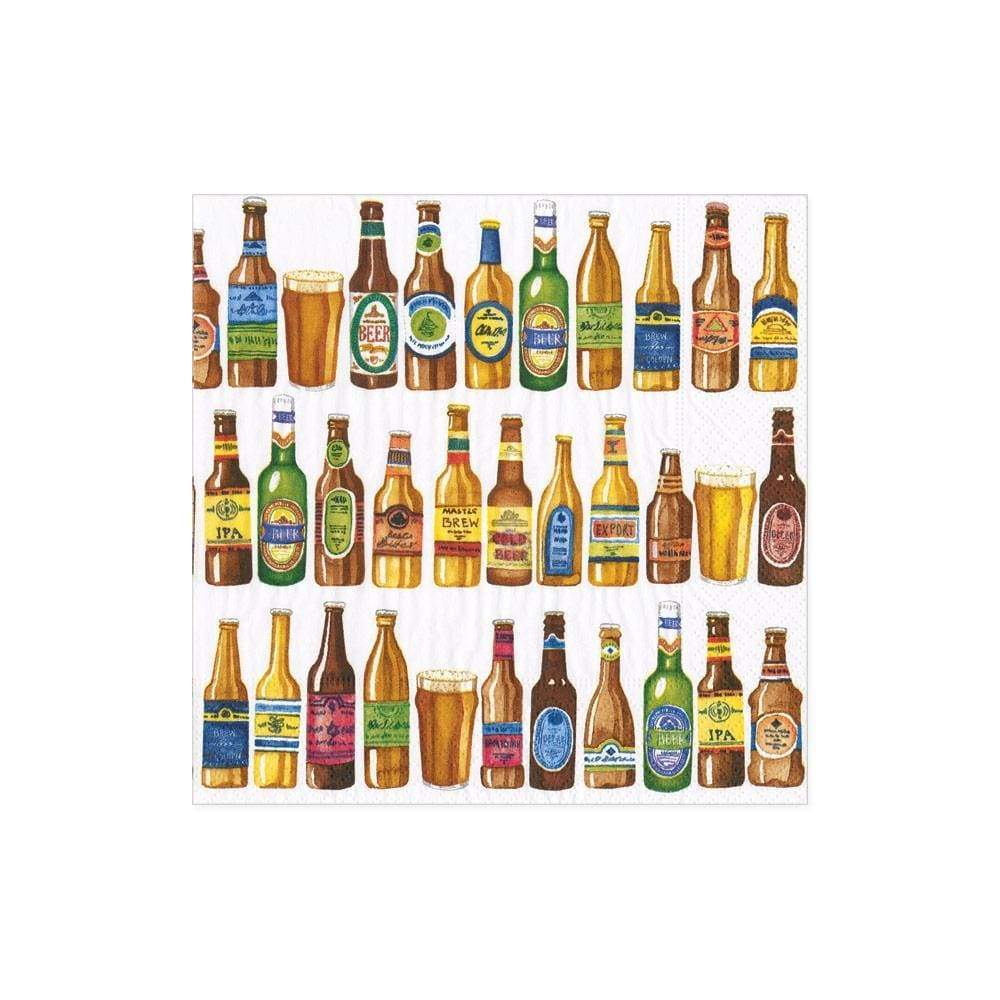 Caspari 99 Bottles Cocktail Napkins
