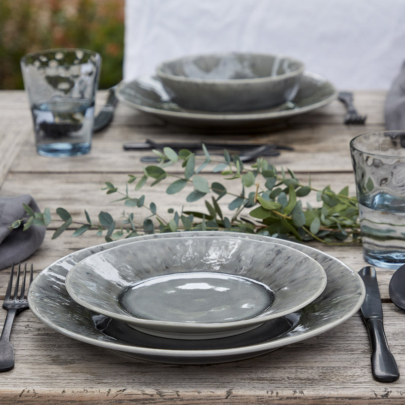 Costa Nova Madeira Dinner Plate- Grey