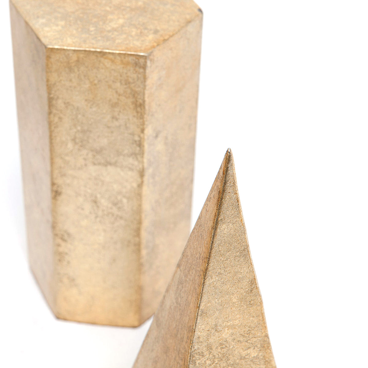 Made Goods Wright Object Small set of 4 in Vintage Brass, Metal