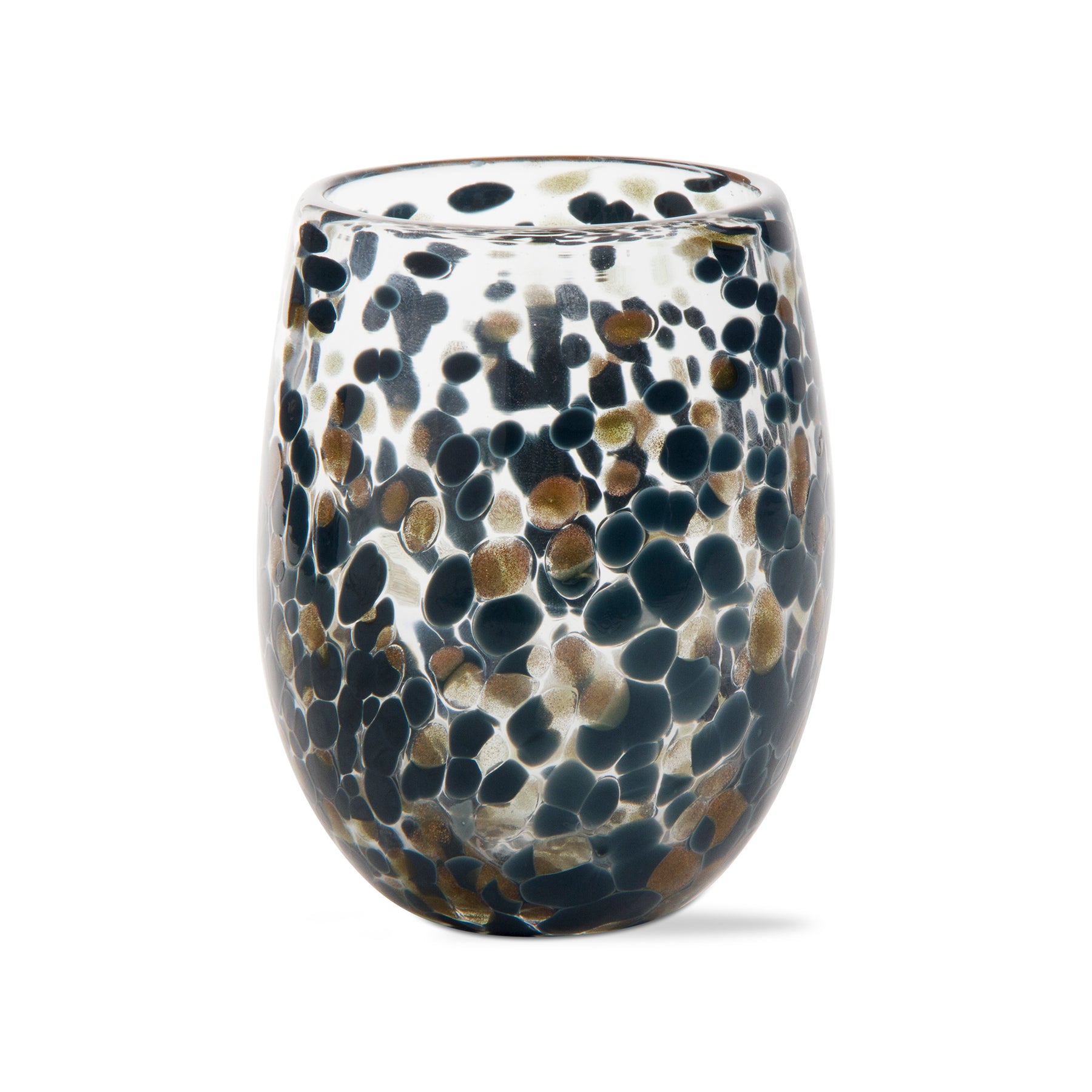 An image of Tag Confetti Stemless Wine Glass
