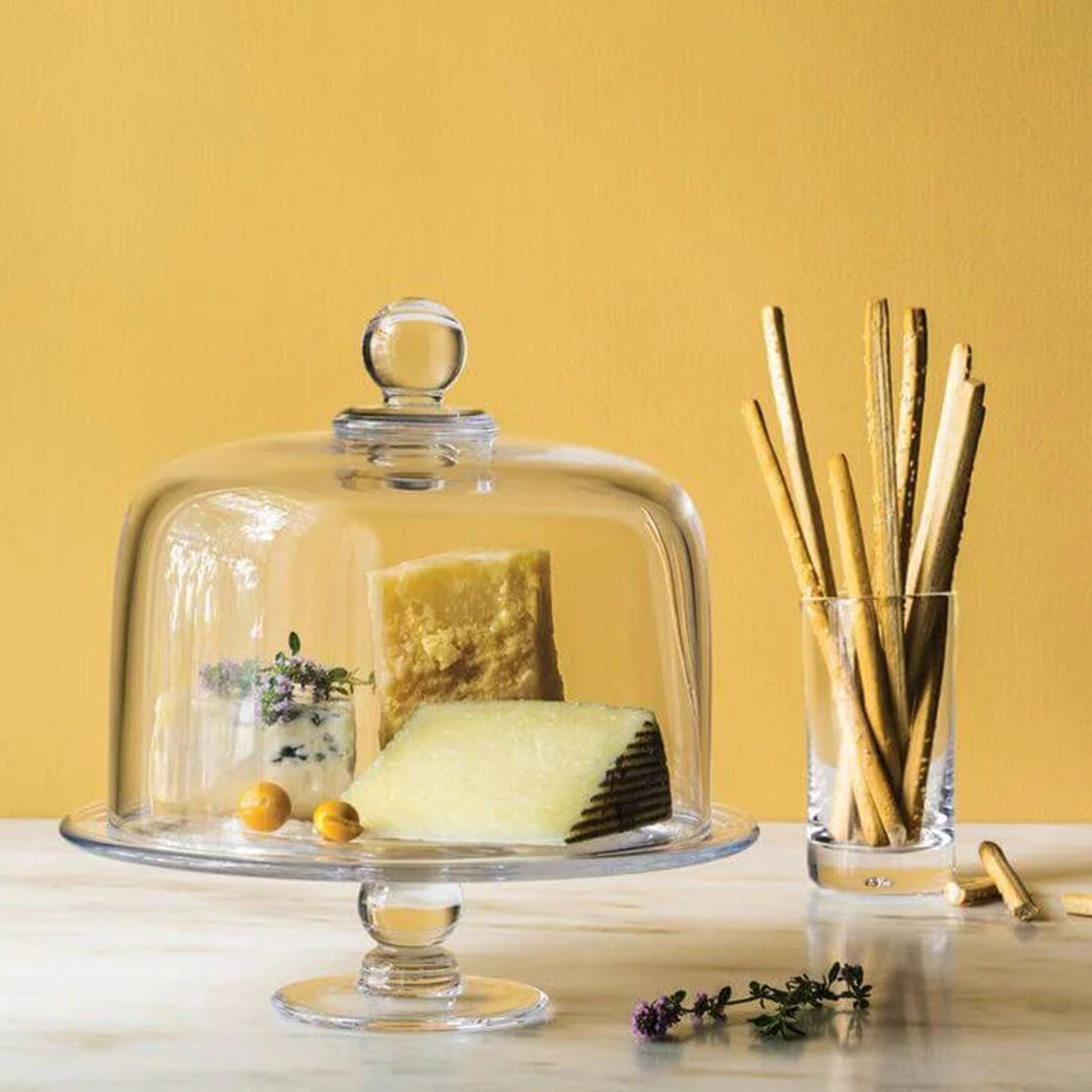 Simon Pearce Hartland Large Cakeplate Dome