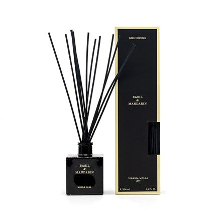 Cereria Molla Basil & Mandarin Reed Diffuser 3.4 fl oz