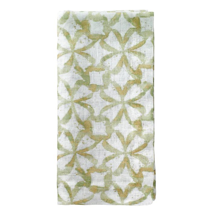 An image of Bodrum Shamrock Set of 4 Dinner Napkin