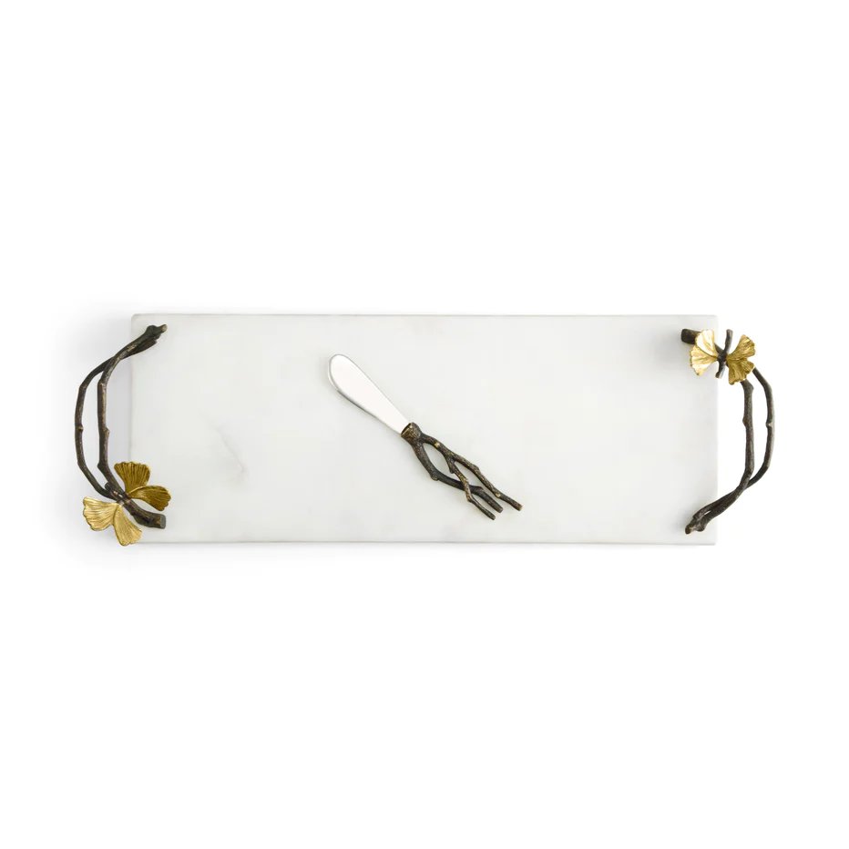 An image of Michael Aram Butterfly Ginkgo Cheeseboard