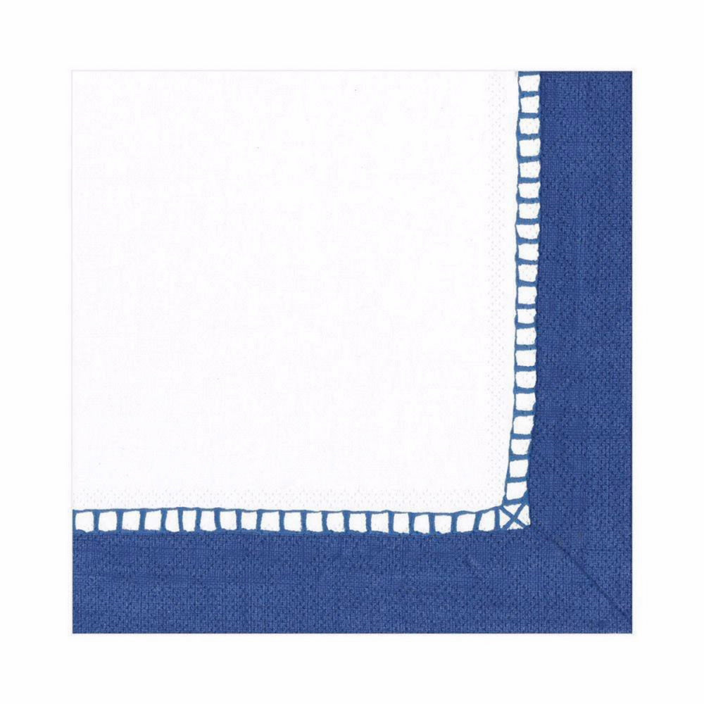 An image of Caspari Linen Border Cocktail Napkins